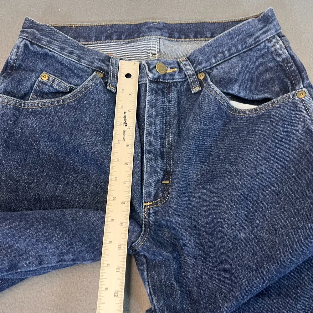 Wrangler Rugged Wear Jeans Mens 32x30 Dark‎ Blue 100% Cotton Denim Workwear Dad
